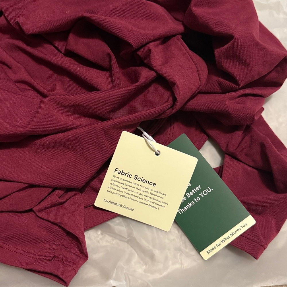 Halara Women's Off-Shoulder Burgundy Top, new - Picture 11 of 11